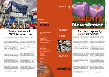 Newsletter - Barentz
