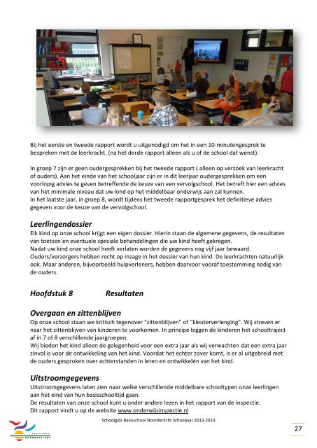 schoolgids 2013 2014 - basisschool Noorderlicht
