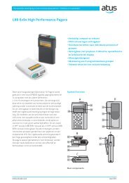 LBB 6x9x High Performance Pagers - Atus