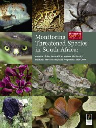 A review of the South African National Biodiversity Institutes - SANBI
