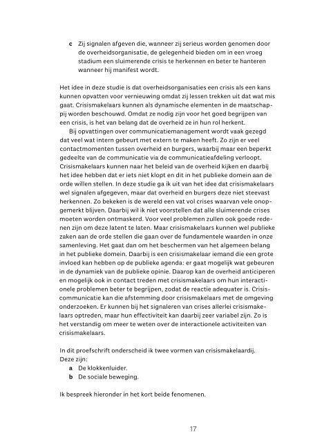 Proefschrift Crisis in aantocht! - Onderzoek - Hogeschool Utrecht