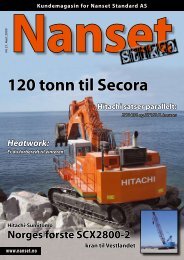 120 tonn til Secora - Nasta AS