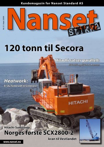 120 tonn til Secora - Nasta AS