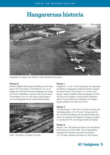Hangarernas historia - Bromma Blocks
