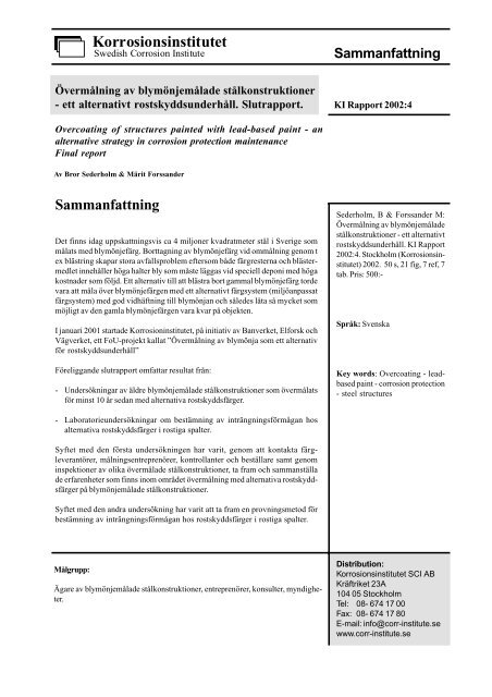 KI Rapport 2002:4.pdf - Introteknik AB