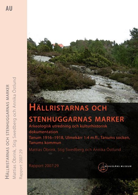 HäLLRISTARNAS OCH STENHUGGARNAS MARKER