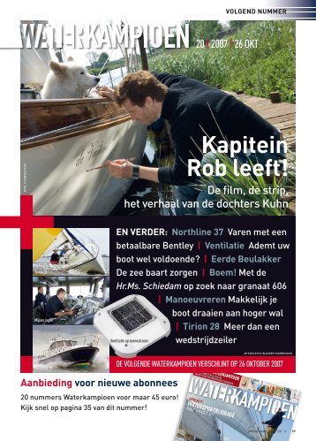 Kapitein Rob leeft! - North-Line Yachts