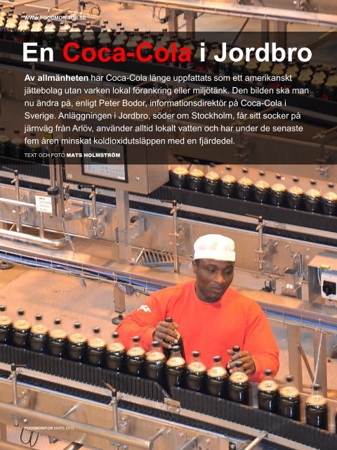 En Coca-Cola i Jordbro - FoodMonitor