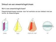 Inhoud van een omwentelingslichaam - Arnout Devos