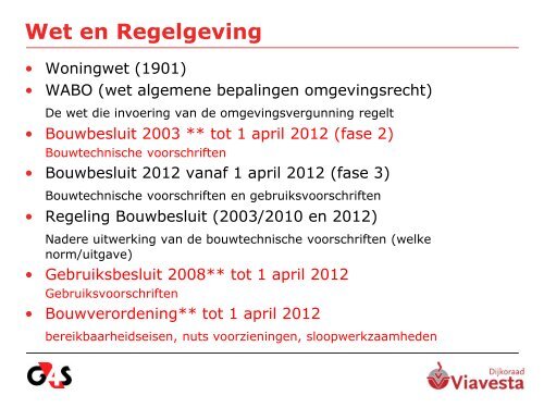 Bouwbesluit 2012 - Dijkoraad Viavesta