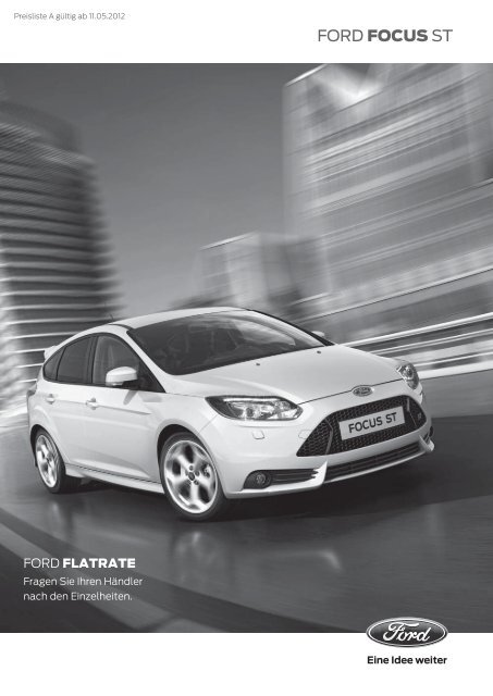 Ford Focus ST Preisliste - Auto-Stephan KG