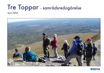 Tre Toppar - samrådsredogörelse