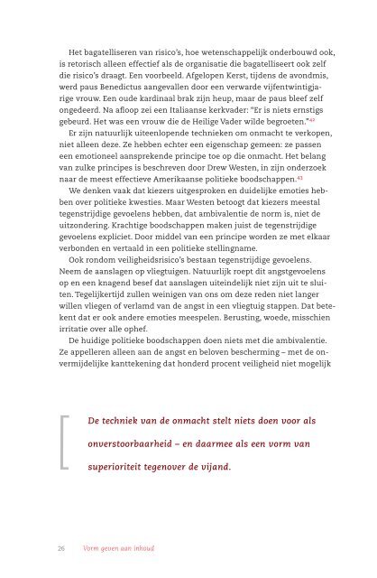 2010 - Techniek van de onmacht - School voor Openbaar Bestuur