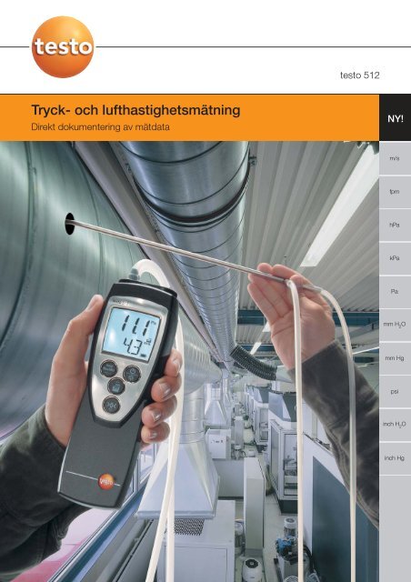 testo 512 - Nordtec Instrument AB