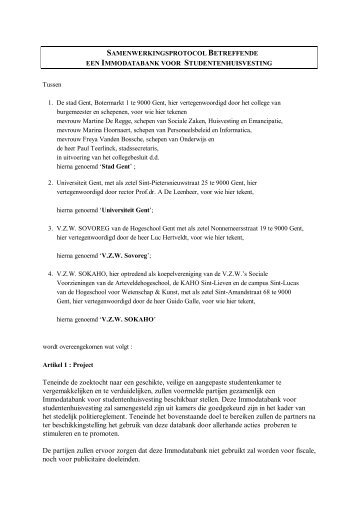 Gent_Protocolakkoord kotatgent.pdf - Kenniscentrum Vlaamse Steden