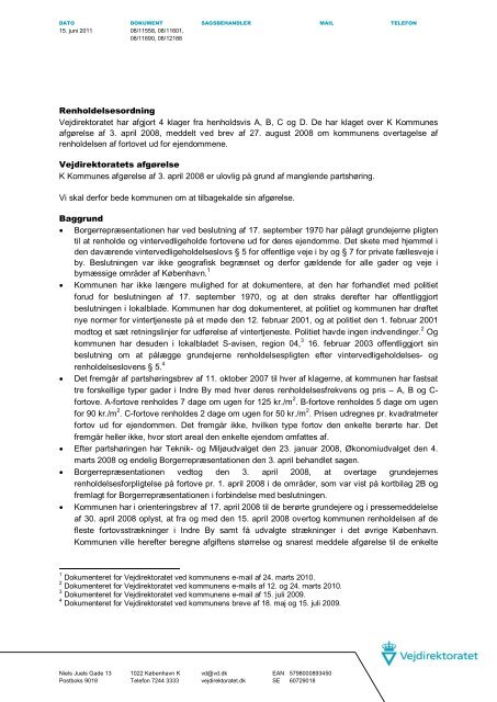 Lovligheden af renholdelsesordning - vvl § 10.pdf - Vejdirektoratet