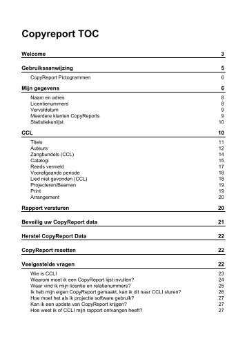 De complete Hulp File in PDF formaat - CCLI