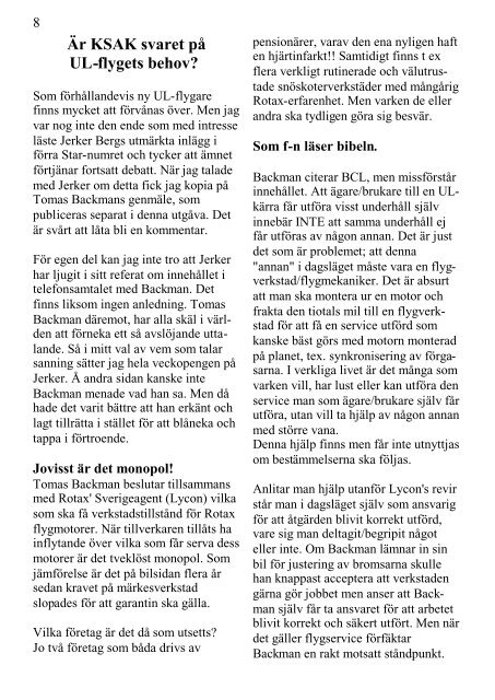 STAR-bladet nr 4 2006 - Trikeflyg.org