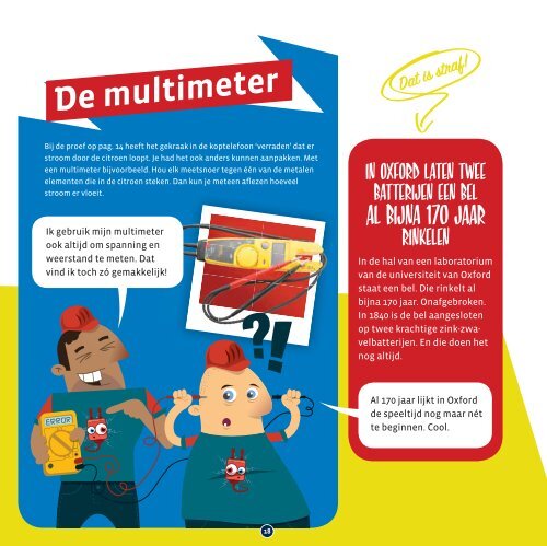 Een bananenbatterij, bestaat dat? Nee!