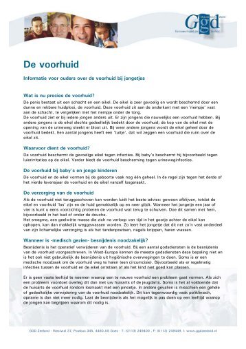 Voorhuid - GGD Zeeland