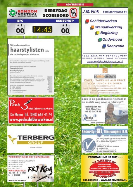 seizoen 2008/2009 nummer 3 - Rondom Voetbal