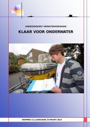 KLAAR VOOR ONDERWATER - Reunistenvereniging Onderzeedienst