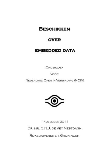 'Beschikken over embedded data' (PDF/A) - ICTU