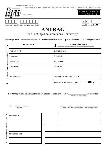 KURANTRAG KOSTENLOS DOWNLOADEN
