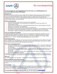 Vuurvergunning waarom - anpi.be