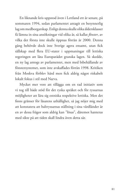 Läs eller ladda ned boken (.pdf) - Jarl Hjalmarson Stiftelsen