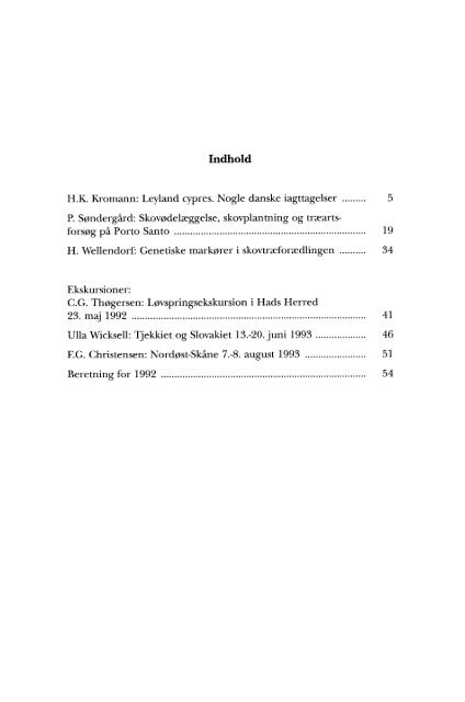 Volume 11 (1993) - Dansk Dendrologisk Forening