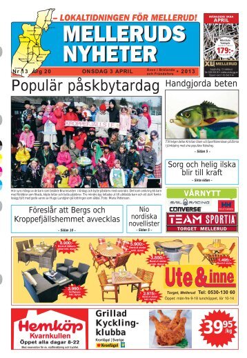 3 april - Melleruds Nyheter