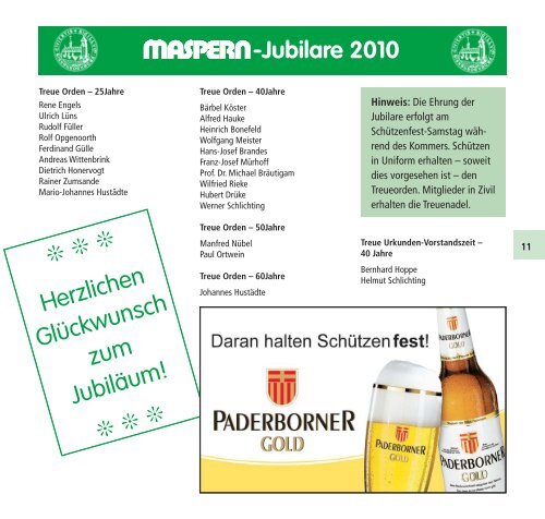 Schützenfest - maspern-kompanie