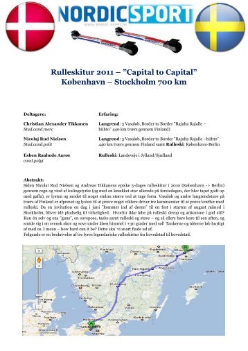 Rulleskitur 2011 – ”Capital to Capital” København - Tikkanen ...