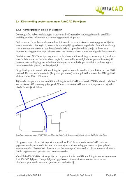 Handleiding InfraCAD - CAD Accent