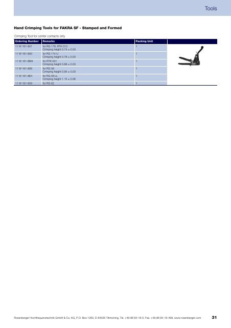 FAKRA SMB RF Connectors Cable Connectors, PCB ... - Walcom