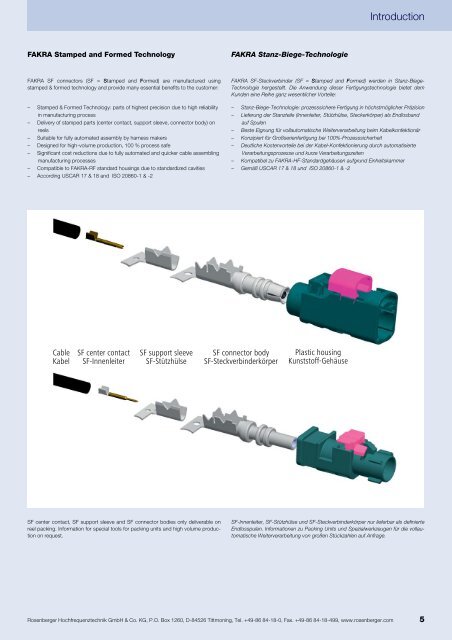 FAKRA SMB RF Connectors Cable Connectors, PCB ... - Walcom