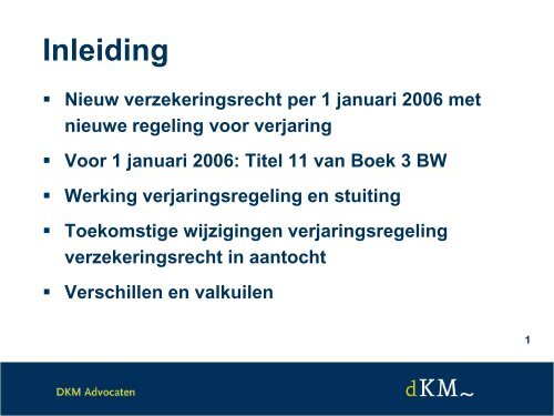 Verjaring in het verzekeringsrecht - MIA Nederland