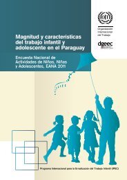 Magnitud y características del trabajo infantil y adolescente en el ...