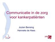 De Haes en Bensing, PEC, 2009 - Nederlandse Vereniging voor ...