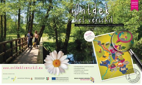 regio zonder grenzen magazine 2012-2013 - Ontdek 't verschil