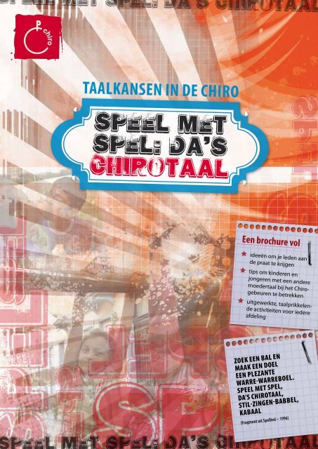 SPeEL MET SPEL - Chiro