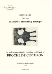 BROCHE DE CINTURÓN - Museo Arqueológico Nacional