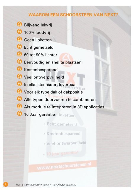 Geen flash? download het leveringsprogramma - Next schoorsteen