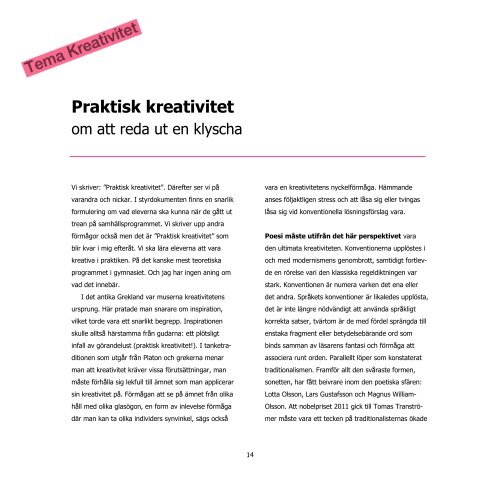 Nr 15 Kreativitet: PDF-version - Populär Poesi