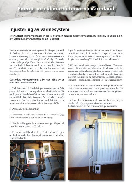 Injustering av värmesystem - Energikontor Värmland - Region ...