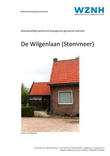 0_werkdoc Wilgenlaan