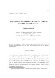 Inheritance properties of some classes of locally convex spaces