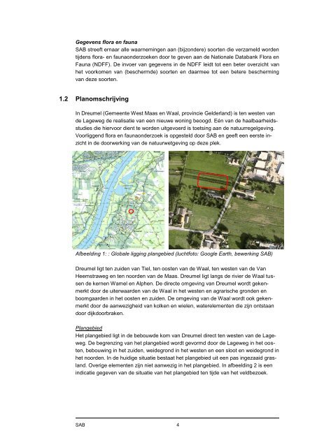 Dreumel Lageweg tegenover nummer 6 - Gemeente West Maas en ...