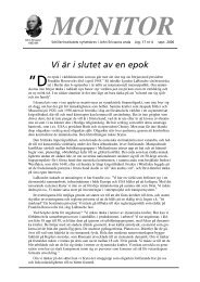 Vi är i slutet av en epok (pdf) - LaRouche.se